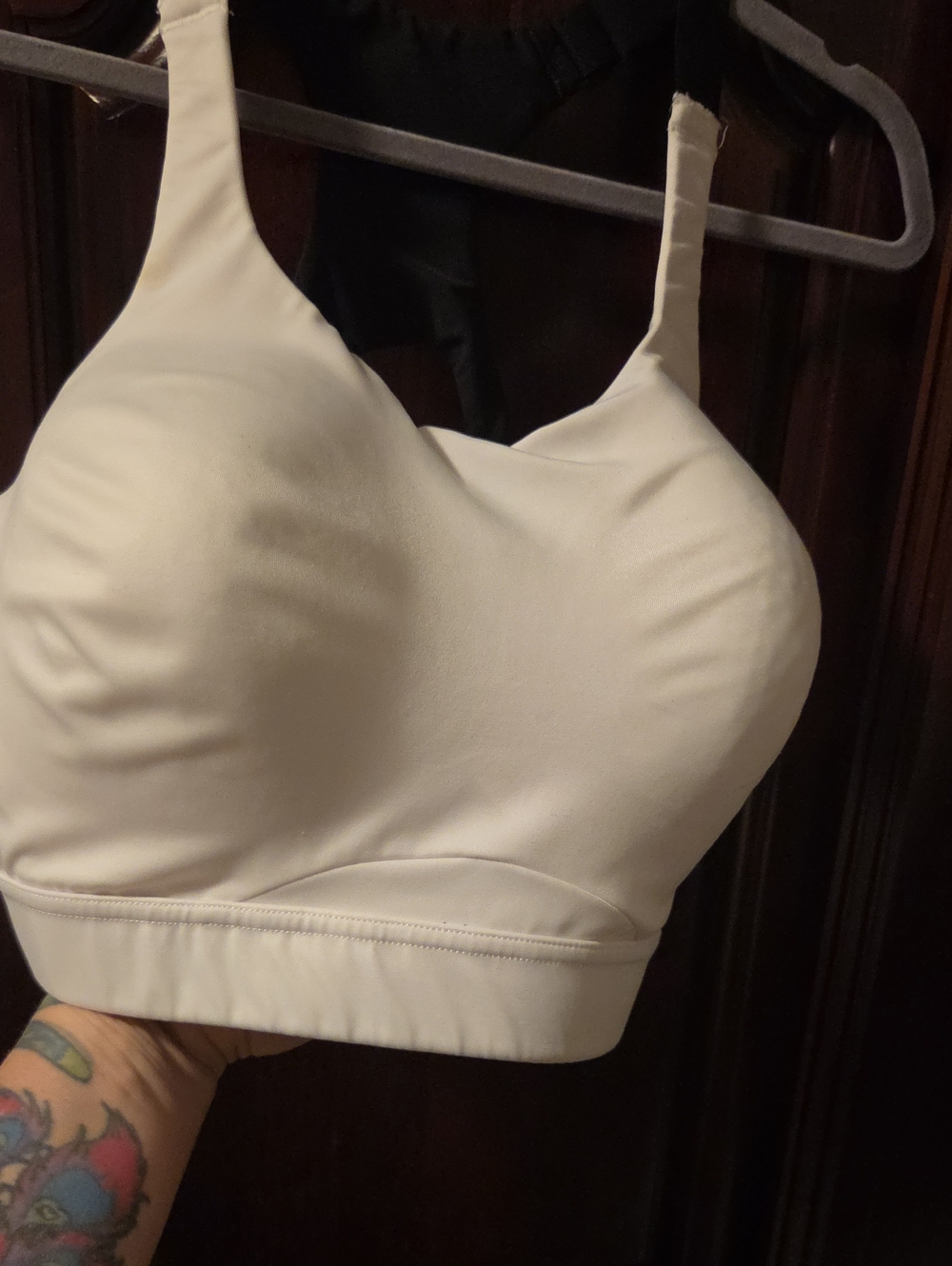 Avia White And Blk Sports Bra 40DD